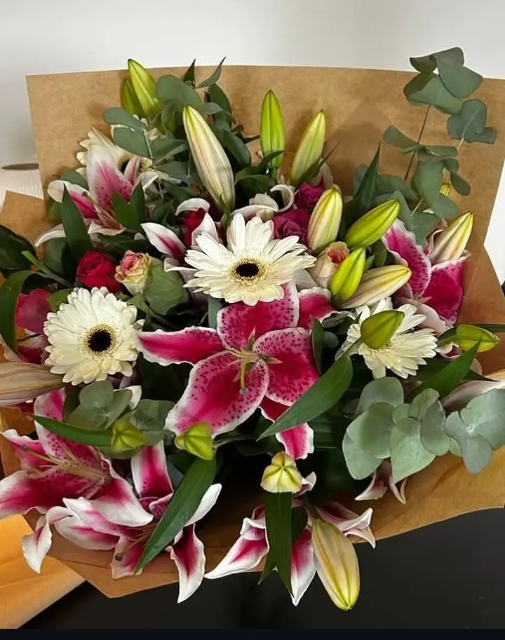 Vibrant pink bunch