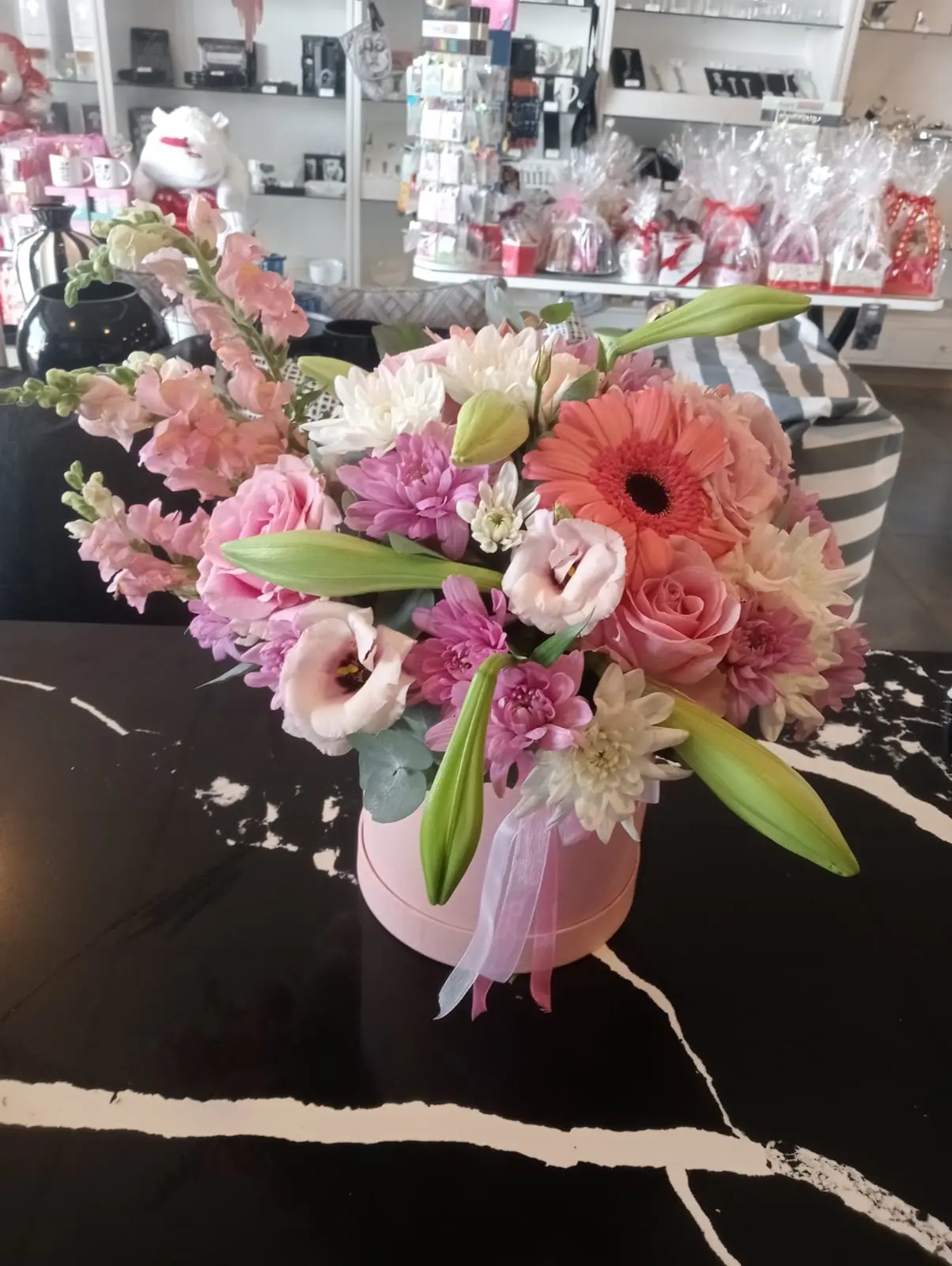 Flowers in a basket