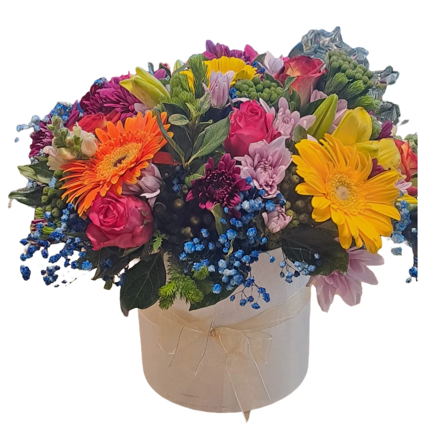 Colourful Happy Hatbox